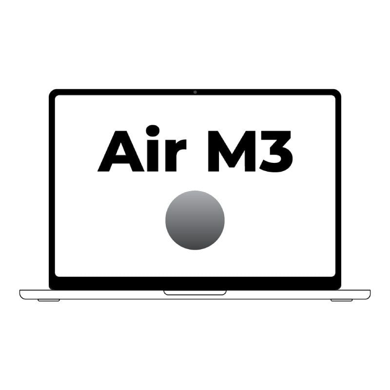 Apple Macbook Air 15' / M3 8-Core CPU/ 8Gb/ 512Gb SSD/ 10-Core GPU/ Gris Espacial