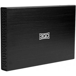 Caja Externa para Disco Duro de 2.5' 3GO HDD25BK12/ USB 2.0