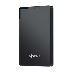 Caja Externa para Disco Duro de 2.5' Aisens ASE-2520B/ USB 3.1/ Sin tornillos