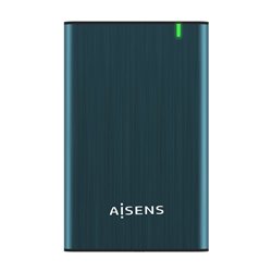 Caja Externa para Disco Duro de 2.5' Aisens ASE-2525PB/ USB 3.0/ Sin tornillos