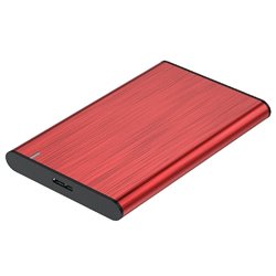 Caja Externa para Disco Duro de 2.5' Aisens ASE-2525RED/ USB 3.1/ Sin tornillos