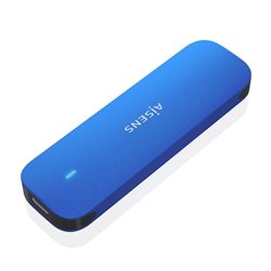 Caja Externa para Disco SSD M.2 NVMe Aisens ASM2-026BLU/ USB 3.2/ Sin tornillos