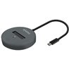 Dock USB Tipo-C para SSD M2 SATA/NVMe NGFF Aisens ASUC-M2D014-GR/ Gris
