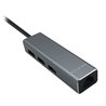 Hub USB 3.0 Aisens A106-0401/ 3xUSB/ 1xRJ45/ Gris