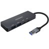 Hub USB 3.2 Aisens A106-0746/ 2xUSB/ 2xUSB Tipo-C/ Gris