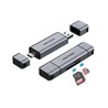 Lector de Tarjetas Externo Vention CLKB0/ USB 3.0 y USB Tipo-C