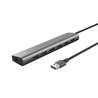 Hub USB 3.2 Gen1 Trust Halyx/ 7xUSB/ 1xUSB-C