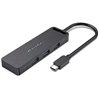 Hub USB Tipo-C Vention TGTBB/ 3xUSB/ 1xUSB Tipo-C/ 1x MicroUSB PD