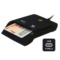 Lector de DNI Woxter PE26-171/ Negro