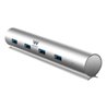 Hub USB 3.0 con Alimentación Externa Woxter HUB 73 PE26-142/ 7xUSB/ Gris