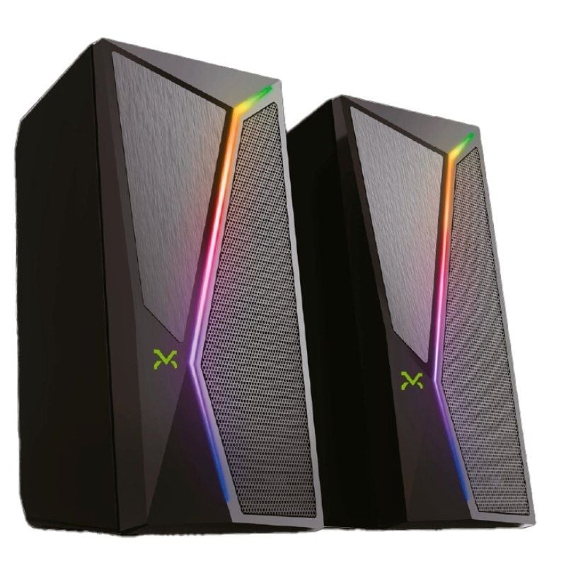 Altavoces Droxio Siren RGB/ 2.0/ Negros Altavoces Droxio Siren RGB/ 2.0/ Negros