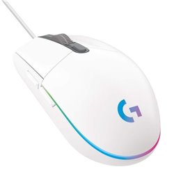 Ratón Gaming Logitech G102 Lightsync/ Hasta 8000 DPI/ Blanco