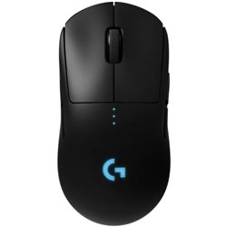 Ratón Gaming Inalámbrico Logitech G PRO/ Batería recargable/ Hasta 25600 DPI/ Negro