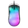 Ratón Gaming Mars Gaming MMGLOW/ Hasta 12800DPI/ Negro