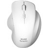 Ratón Gaming Inalámbrico Mars Gaming MMWERGO/ Hasta 3200 DPI/ Blanco