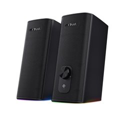 Altavoces con Bluetooth Trust Gaming GXT 612 Cetic/ 20W/ 2.0/ Negros