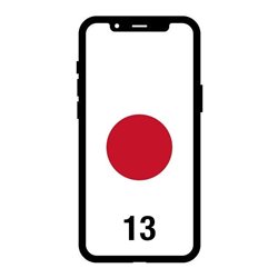 Smartphone Apple iPhone 13 256GB/ 6.1'/ 5G/ Rojo