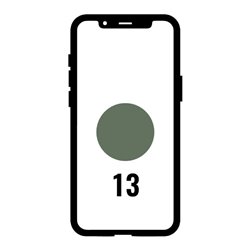 Smartphone Apple iPhone 13 256GB/ 6.1'/ 5G/ Verde