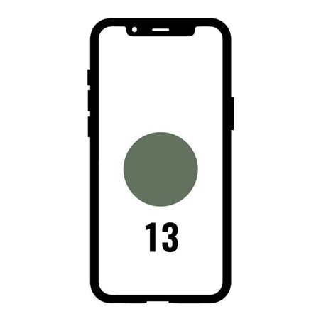 Smartphone Apple iPhone 13 256GB/ 6.1'/ 5G/ Verde