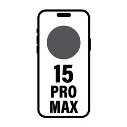 Smartphone Apple iPhone 15 Pro Max 1TB/ 6.7'/ 5G/ Titanio Negro