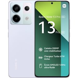 Smartphone Xiaomi Redmi Note 13 Pro 12GB/ 512GB/ 6.67'/ 5G/ Púrpura