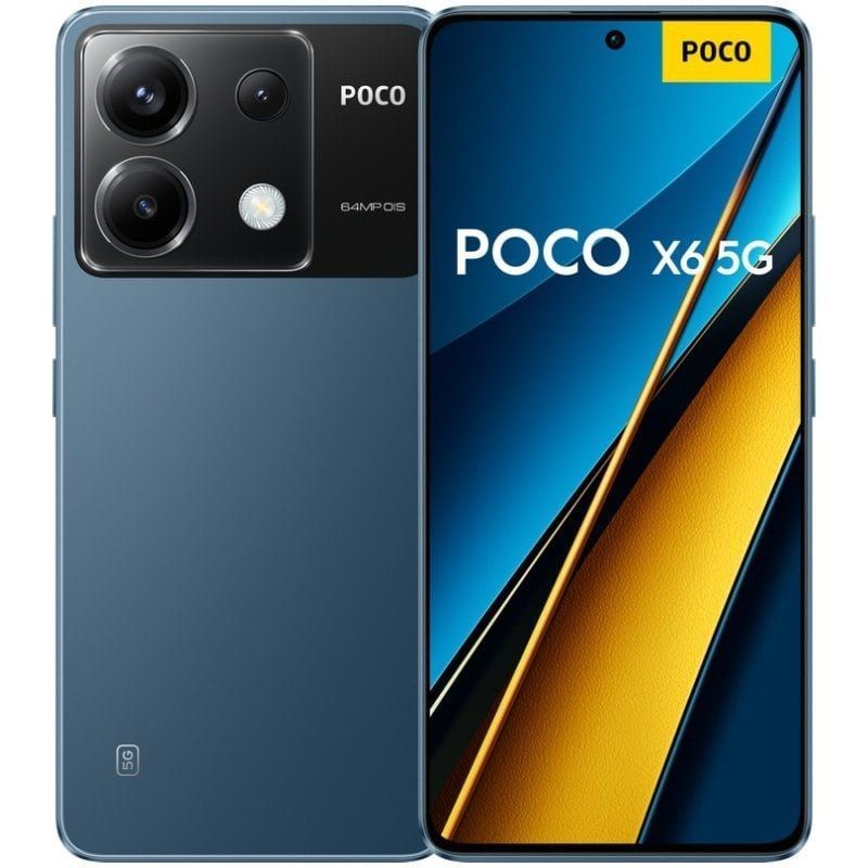 Smartphone Xiaomi POCO X6 12GB/ 512GB/ 6.67'/ 5G/ Azul