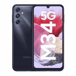 Smartphone Samsung Galaxy M34 6GB/ 128GB/ 6.5'/ 5G/ Azul Oscuro