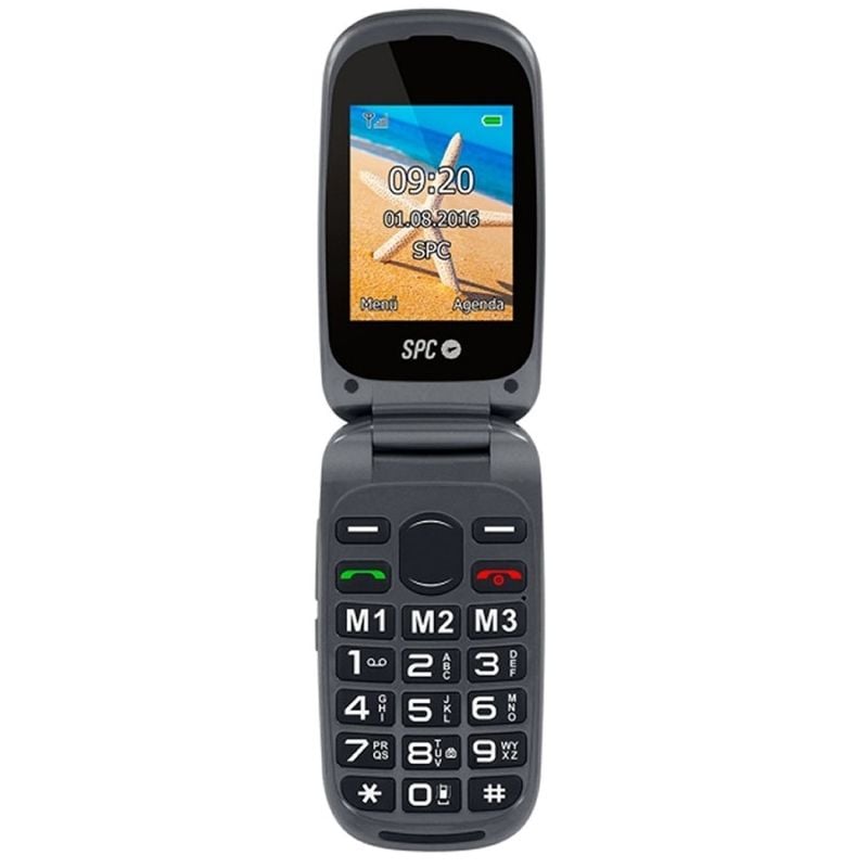Teléfono Móvil SPC Harmony para Personas Mayores/ Negro Teléfono Móvil SPC Harmony para Personas Mayores/ Negro