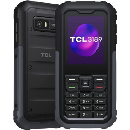 Teléfono Móvil Ruggerizado TCL 3189/ Gris