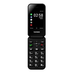 Teléfono Móvil Telefunken S740 para Personas Mayores/ Negro