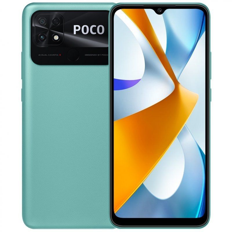 Smartphone Xiaomi POCO C40 4GB/ 64GB/ 6.71'/ Verde Coral