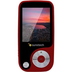 Reproductor MP4 Sunstech Thorn/ 4GB/ Pantalla 1.8'/ Radio FM/ Rojo