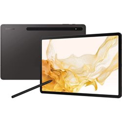 Tablet Samsung Galaxy Tab S8+ 12.4'/ 8GB/ 128GB/ Octacore/ 5G/ Gris Grafito