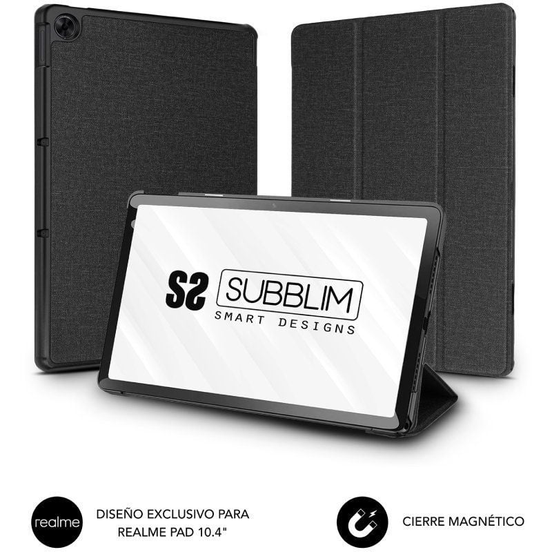 Funda Subblim Shock Case CST-5SC250 para Tablet Realme Pad de 10.4'/ Negra Funda Subblim Shock Case CST-5SC250 para Tablet Realme Pad de 10.4'/ Negra
