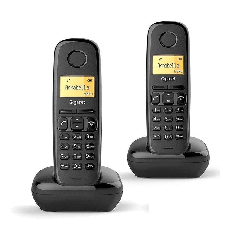 Teléfono Inalámbrico Gigaset A170/ Pack DUO/ Negro Teléfono Inalámbrico Gigaset A170/ Pack DUO/ Negro