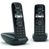 Teléfono Inalámbrico Gigaset AS690/ Pack DUO/ Negro