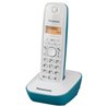 Teléfono Inalámbrico Panasonic KX-TG1611/ Blanco/ Azul