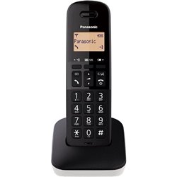 Teléfono Inalámbrico Panasonic KX-TGB610SPW/ Blanco y Negro