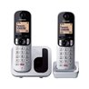 Teléfono Inalámbrico Panasonic KX-TGC252SPS/ Pack DUO/ Plata