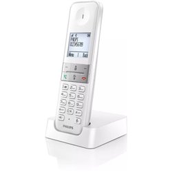 Teléfono Inalámbrico Philips D4701W/34/ Blanco