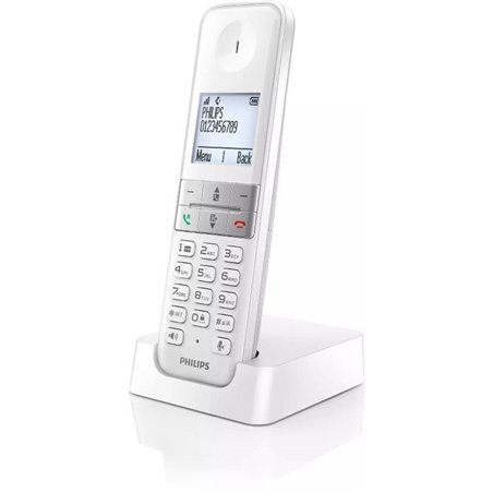 Teléfono Inalámbrico Philips D4701W/34/ Blanco
