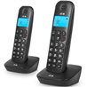 Teléfono Inalámbrico SPC Air Pro Duo 7302N/ Pack DUO/ Negro