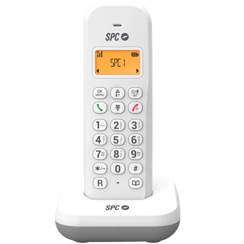 Teléfono Inalámbrico SPC Keops 7334B/ Blanco Teléfono Inalámbrico SPC Keops 7334B/ Blanco