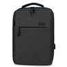Mochila Subblim Traveller Airpadding Backpack para Portátiles hasta 15.6'/ Puerto USB/ Gris