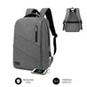 Mochila Subblim City Backpack para Portátiles hasta 15.6'/ Puerto USB/ Gris