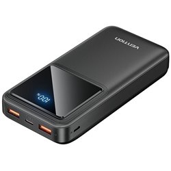 Powerbank 20000mAh Vention FHLB0/ 22.5W/ Negra