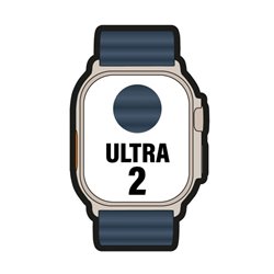 Apple Watch Ultra 2/ GPS/ Cellular/ 49mm/ Caja de Titanio/ Correa Ocean Azul