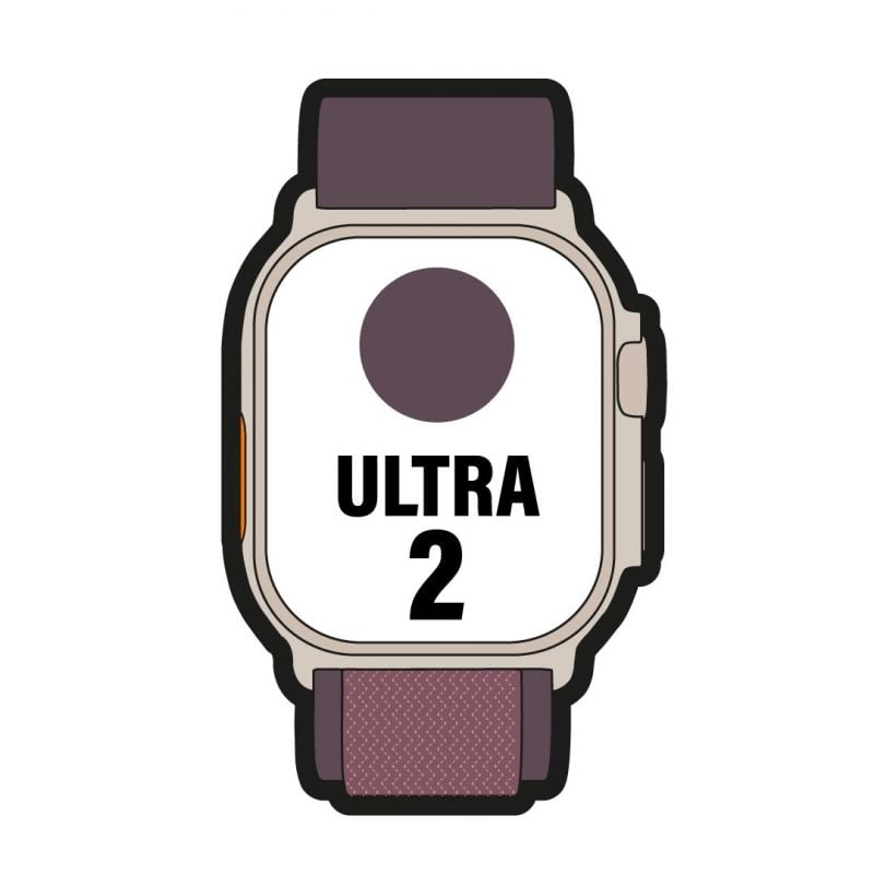 Apple Watch Ultra 2/ GPS/ Cellular/ 49mm/ Caja de Titanio/ Correa Loop Alpine Indigo L Grande Apple Watch Ultra 2/ GPS/ Cellular/ 49mm/ Caja de Titanio/ Correa Loop Alpine Indigo L Grande