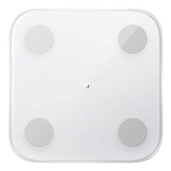 Báscula de Baño Xiaomi Mi Body Composition Scale 2/ Análisis Corporal/ Bluetooth/ Hasta 150kg/ Blanca