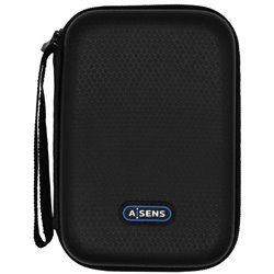 Funda para Disco Externo de 2.5' Aisens ASBG-001-BK/ Negra